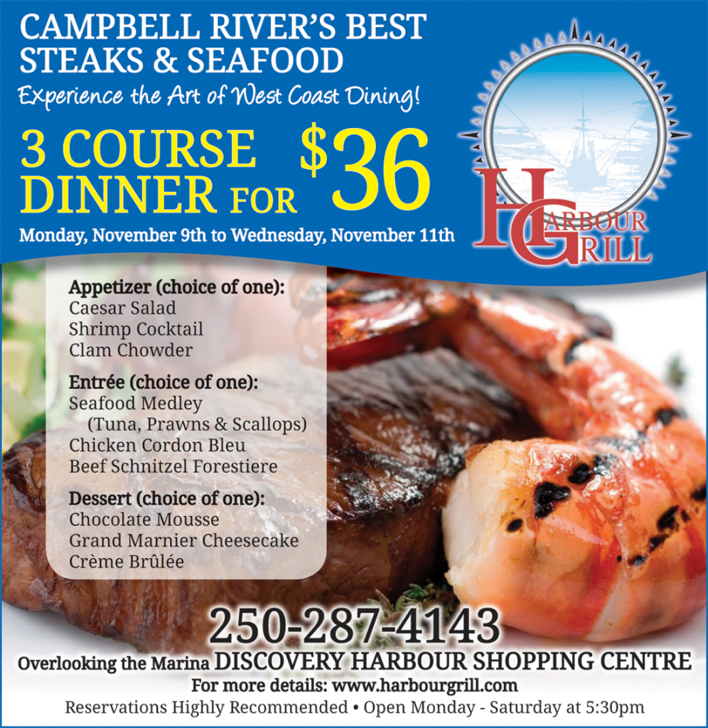 Features Nov 911, 2015 Harbour Grill